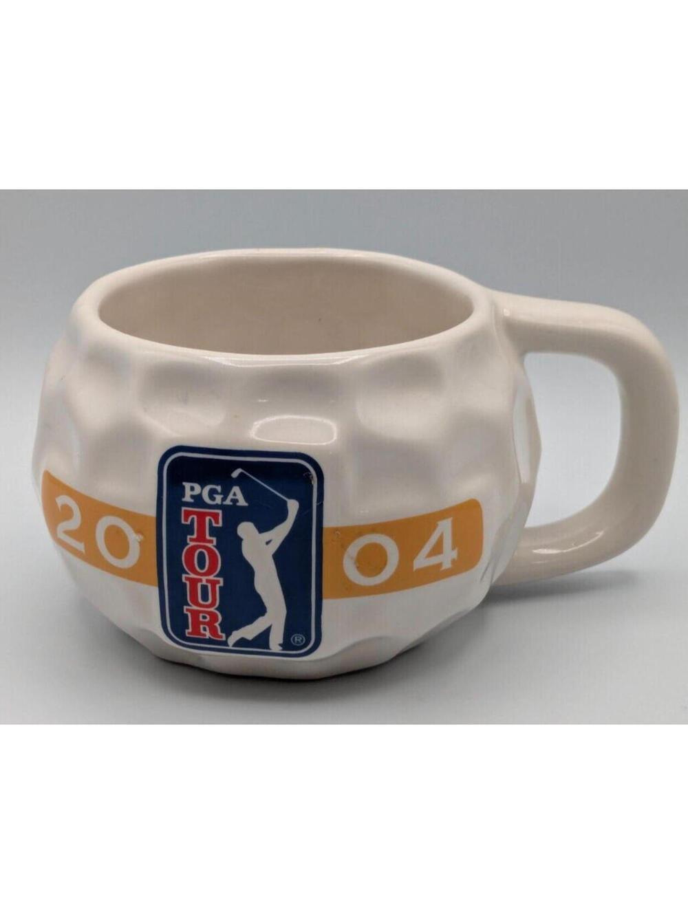 PGA Tour Golf Ball Shaped Mug - 2004 Vintage